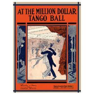   5cm x 5cm) Keyring Sheet Music At The Million Dollar Tango Ball