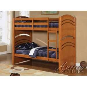  Deco Oak Twin/Twin Bunk Bed Set by Acme