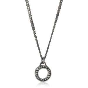   Diamond Dangles Eternity Diamond Circle Pendant Necklace Jewelry