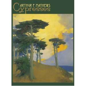  Arthur F Mathews   Cypresses Standard Boxed Note Card Set, 20 Blank 