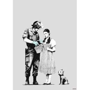  Banksy Dorothy Police Search Mini PAPER Poster Measures 23 