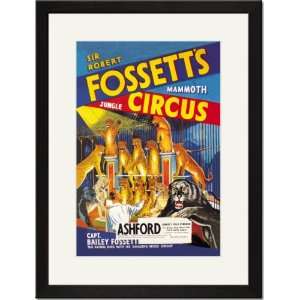   17x23, Sir Robert Fossetts Mammoth Jungle Circus