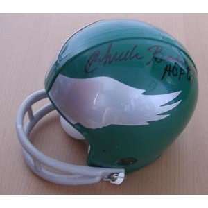 Chuck Bednarik Philadelphia Eagles Signed Mini Helmet