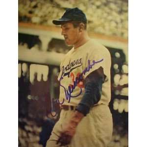 Don Newcombe Brooklyn Dodgers Autographed 11 x 14 Professionally 