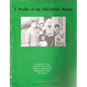  A Profile of the Palestinian People Edward Said, Ibrahim 