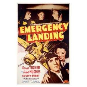 Forrest Tucker Emergency Landing Giclee Poster Print, 24x32