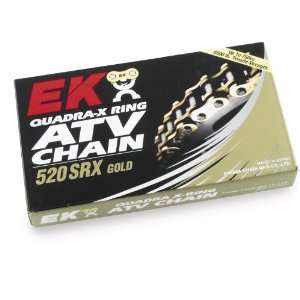  EK Chain 520 SRXG Quadra X Ring Chain   92 Links   Gold, Chain 