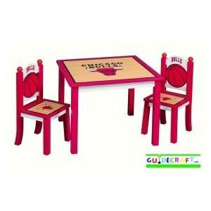  Chicago Bulls Youth Table and Chairs