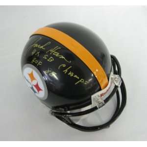 JACK HAM Steelers Signed/Auto Mini Helmet PSA/DNA