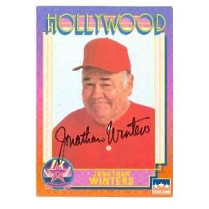 Jonathan Winters Autographed Hollywood Walk of Fame Trading Card