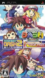 RockMan Dash Rockman Dash 2 Value Pack for Sony PSP Japan Import Video 