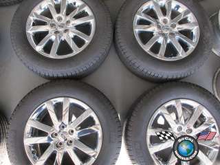   Edge Factory 18 Chrome Clad Wheels Tires Flex OEM Rims Michelin 3849