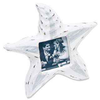 BEACH WEDDING FAVOR GIFT 8 WOODEN Starfish PHOTO /PICTURE FRAMES or 