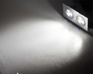 6W (2* W) LED Ceiling Light Pure White Lamp Indoor 500LM 110V 240V 
