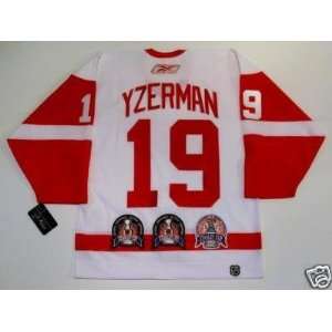 STEVE YZERMAN Detroit Red Wings STANLEY CUP JERSEY   Small