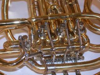 Rossetti Lacquer Double French Horn Bb/F, Case, NEW, 4 Rotaries 
