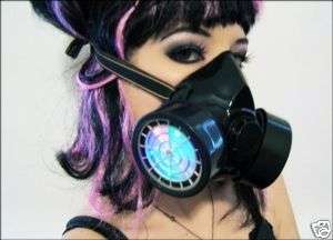 LED Gas Mask Techno Concert Industrial Club Pimp Cool  