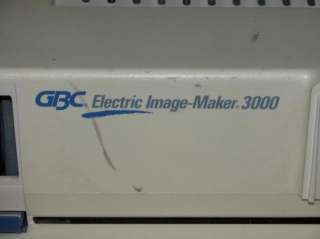 GBC Electric BInding System Image Maker 3000 BInder  