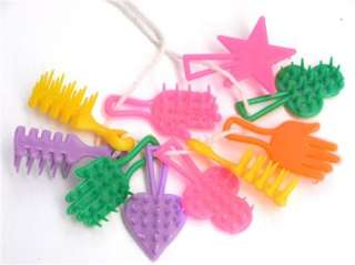 20 X Retro Plastic Toys Fashion Brush Combs Barbie Hair  
