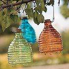 Esschert Design Recycled Glass Wasp Catcher Trap ORANGE