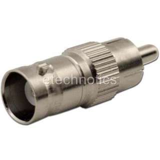   RCA Male Plug to BNC Female Jack Adapter Coax Connector Coupler  