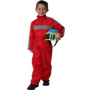  Racecar Driver Costume & Helmet Dressup Halloween Sz 4/6 Toys & Games