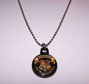 Harry Potter/Hogwarts Crest 1 Button Charm Necklace  