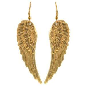  Angel Wing Earrings In Gold Cora Hysinger Jewelry
