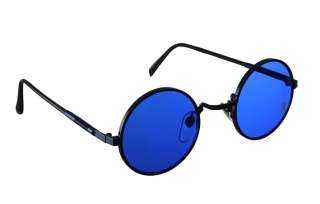 round frame 1970s hippie sunglasses all colours Hi Tek  