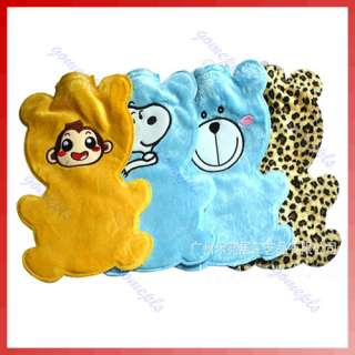   Hand Warmer Soft Cartoon Hot Water Bag Bottle With Plush Cover  