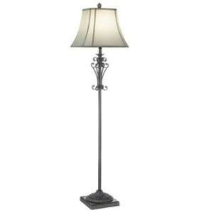  63 Elegant European Style Black Iron Standing Floor Lamp 