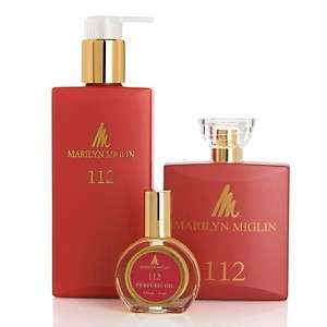 Marilyn Miglin 112 Body Pampering Set EDP Lotion Perfume Oil NEW 