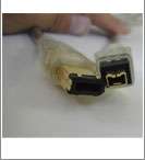 IEEE 1394 Firewire 6 4 Pin iLink Gold Cable for DV 6 ft  