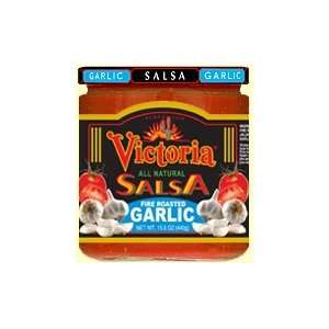 Victoria Fire Roasted Garlic Salsa, 15.5 oz.  Grocery 