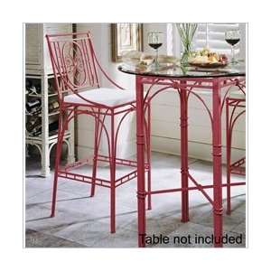   Use) Bago Luma 24 Fleur De Lis Iron Bar stool Furniture & Decor