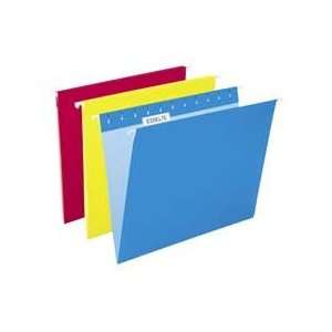   Sold as 1 BX   Durable hanging folders include tabs and blank inserts