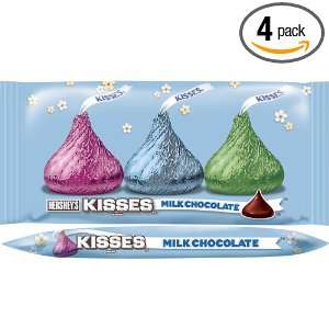 Hersheys Easter Milk Chocolate Kisses, 11 Ounce Packages (Pack of 4 