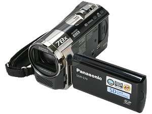 Panasonic SDR S70K Black 1/8 CCD 2.7 LCD 70X Optical Zoom HDD/Flash 