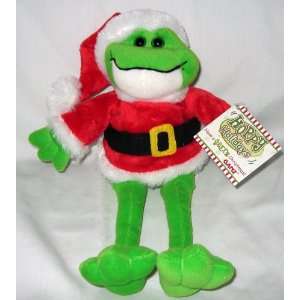  Ganz New Hoppy Holidays Santa Frog For Christmas   11 inch 