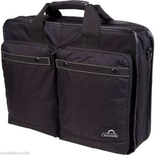 19 LAPTOP BAG – Carrying Case w/COMPARTMENTS Black  