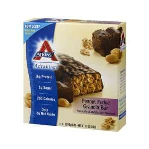  Peanut Fudge Granola Atkins Advantage Bars (5/Box) Health 