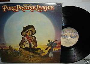 PURE PRAIRIE LEAGUE Firin Up LP Record Vince Gill 1980 Give It Up 