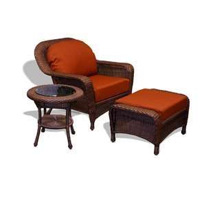  LEX STCO1   Lexington Club Chair, Ottoman, and End Table 
