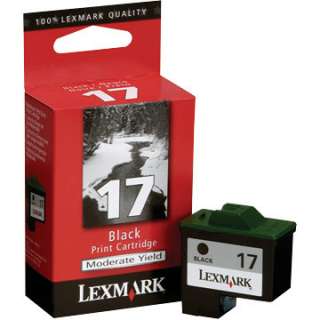 GENUINE Lexmark 17 Black Cartridge / Lexmark 10N0217 Black Ink 