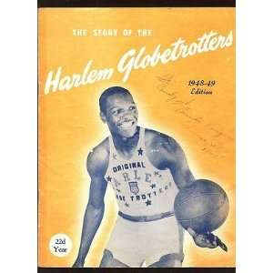  1948 49 Harlem Globetrotters Basketball Yearbook   NBA 