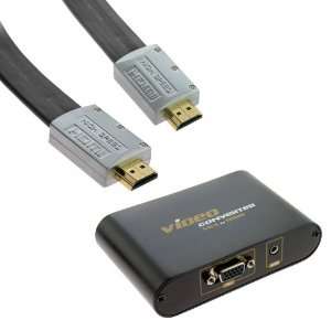  to 1080P HDMI HDTV Converter Adapters Box + 25FT Gold Plated HDMI 