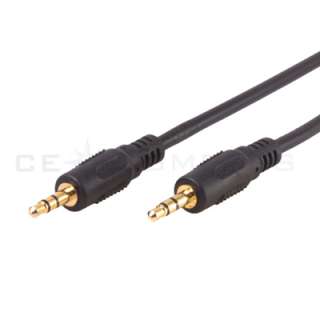   Audio Extension Patch Cable Plug Mini Jack M/M For iPhone  