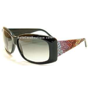  JUDITH LEIBER Sunglasses 1028 01 BLACK / GREY GRADIENT 