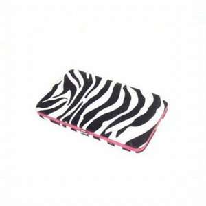  Zebra Hot Pink Flat Wallet 