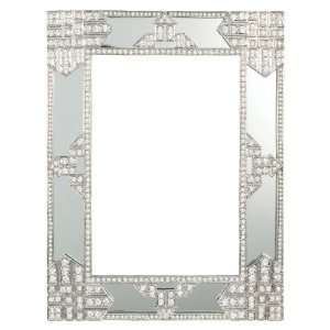 Olivia Riegel Luxury 4 x 6 Deco Mirror Picture Frame Swarovski 